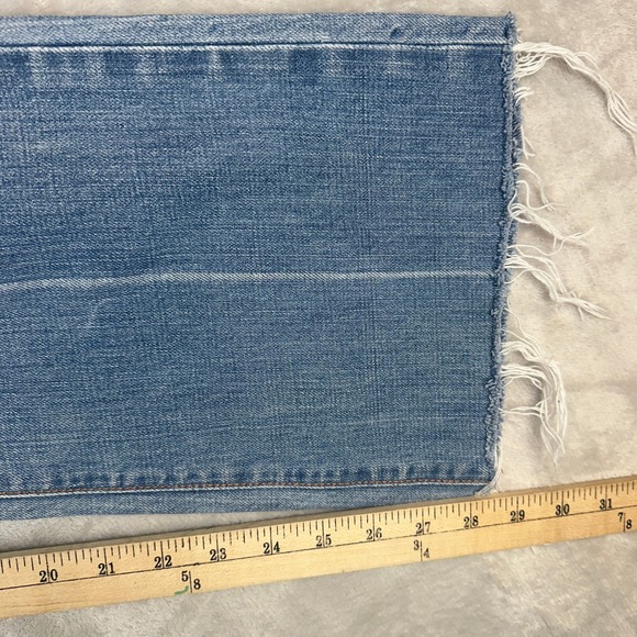 7‎ For All Mankind Lowrise Bootcut Jeans Distressed 29 100% cotton USA - Picture 6 of 7